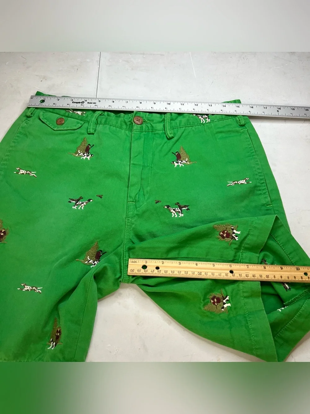 Polo Ralph Lauren Country Huntsman Shorts Mens 32/34 Green